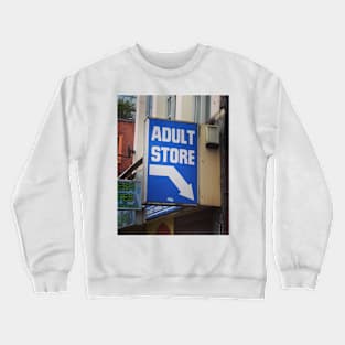 Adult Bookstore Crewneck Sweatshirt